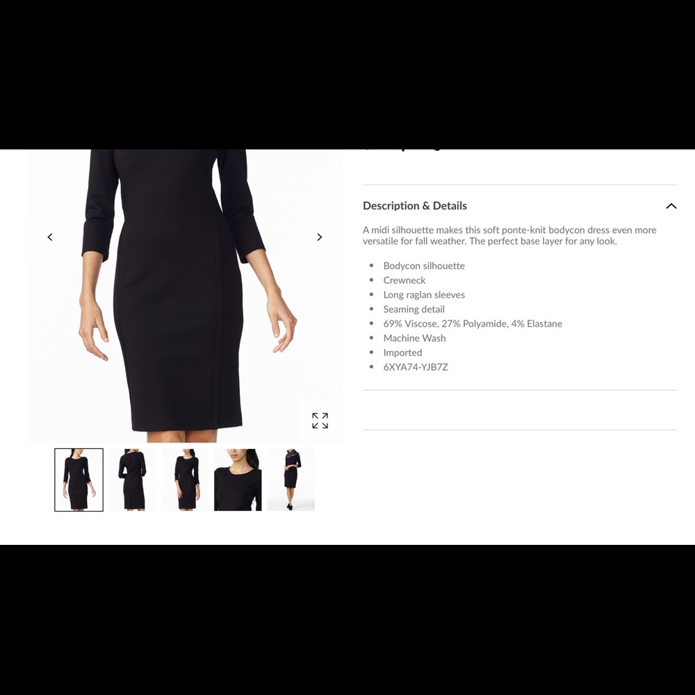 Armani Dress sz xs fit small excellent - Picture 3 of 8